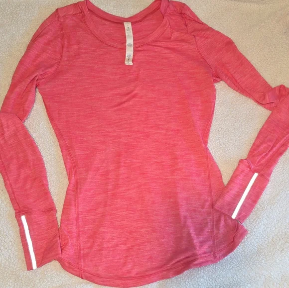 Lululemon Swiftly Tech Long Sleeve Top – Neon Pink - Picture 2 of 6